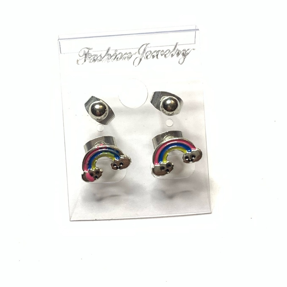 Rainbow Earrings Set